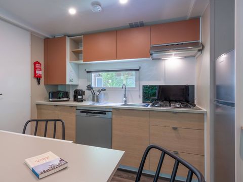 MOBILHOME 6 personnes - Comfort | 3 Ch. | 6 Pers. | Terrasse surélevée | Clim.