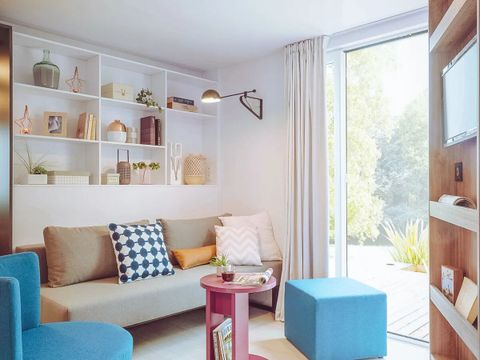 MOBILHOME 5 personnes - Supreme Plus 2 chambres 2 salles de bain Lounge