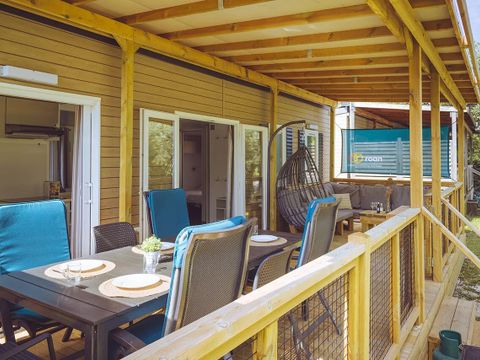 MOBILHOME 5 personnes - Supreme Plus 2 chambres 2 salles de bain Lounge