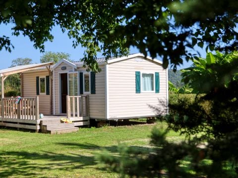 Mobilhome 4/5 personnes - Terrasse semi couverte