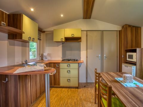 Mobilhome 4/5 personnes - Confort - 2 chambres - Terrasse couverte