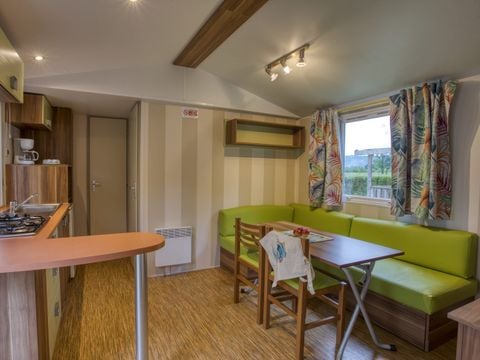 Mobilhome 4/5 personnes - Confort - 2 chambres - Terrasse couverte