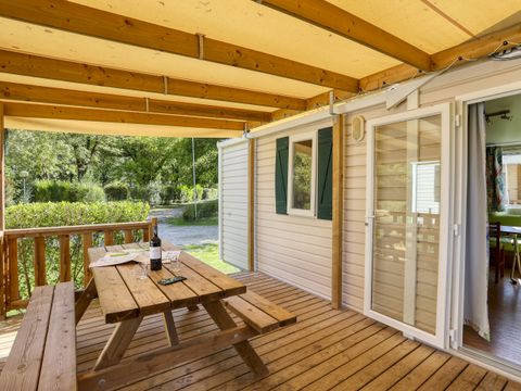 MOBILHOME 5 personnes - Mobil-home Confort 2ch Terrasse couverte 4/5 pers
