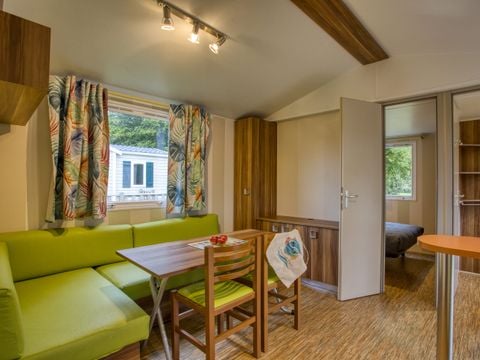 Mobilhome 4/5 personnes - Confort - 2 chambres - Terrasse couverte