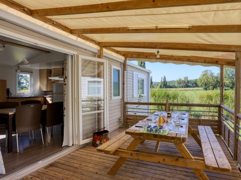 MOBILHOME 7 personnes - Mobil-home Privilège 3ch TV 2SDB 6/7 pers