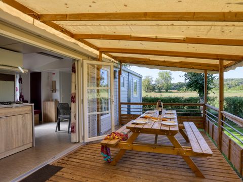 MOBILHOME 7 personnes - Mobil-home Grand Confort 3ch 6/7 pers