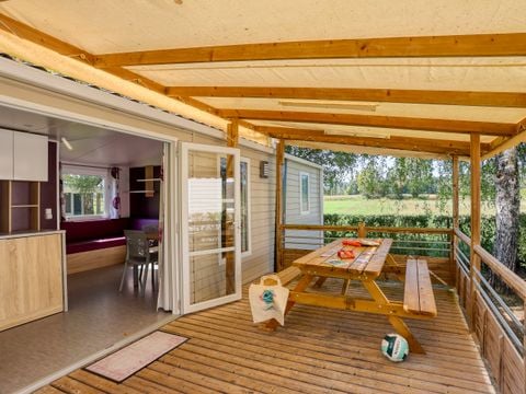 MOBILHOME 7 personnes - Mobil-home Grand Confort 3ch 6/7 pers