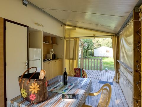 Mobilhome 1/5 personnes - Tit'home bâche et terrasse - 2 chambres - SANS san