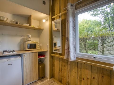 Bungalow 1/5 personnes - Tit'home Bois et terrasse - 2 chambres - Sans - SAN
