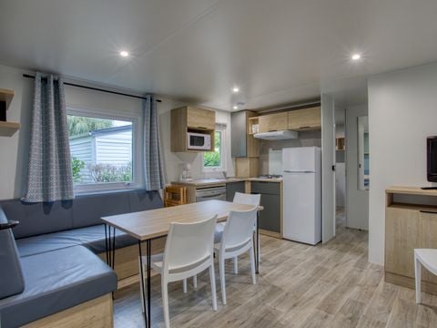 Mobilhome 6 personnes - Privilège - XL - 3 chambres - TV lave-vaisselle