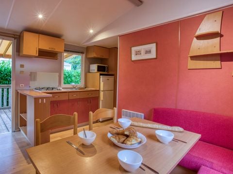 Mobilhome 4 personnes - Confort - 2 chambres - Terrasse couverte