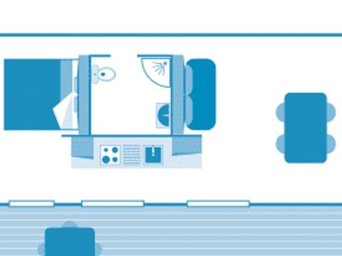 MOBILHOME 4 personnes - Suite Lodge 2/4 1ch ***