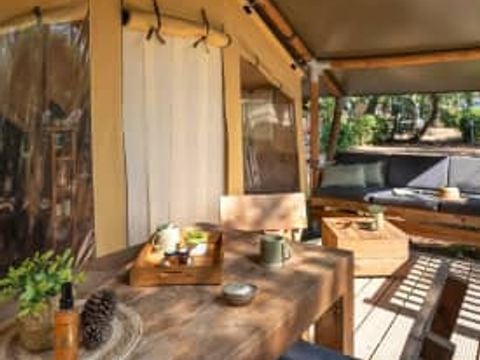 MOBILHOME 5 personnes - Tente Kenya + 5p 2ch **