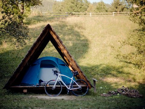 TENTE TOILE ET BOIS 3 personnes - Cabane Kokura (sans sanitaires)