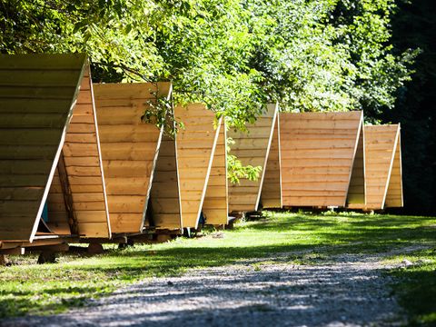 TENTE TOILE ET BOIS 3 personnes - Cabane Kokura (sans sanitaires)