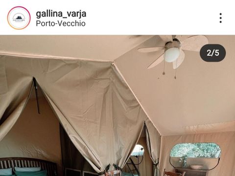 Tente en toile et en bois 5 personnes - ECOLODGE - petit déjeuner, draps et linge inclus - pas decuisine - sanitaire commun