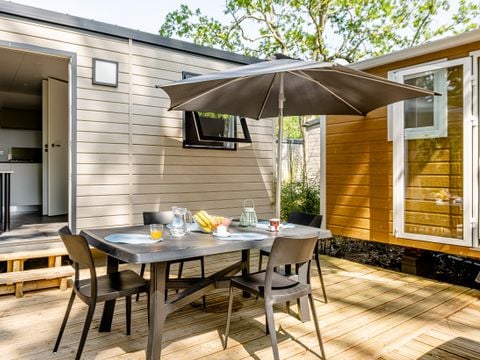 MOBILHOME 10 personnes - Cottage TWIN Cordouan 6 Pièces 10 Personnes Climatisé + TV