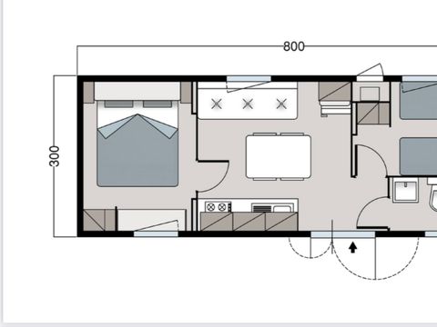 MOBILHOME 4 personnes - FAMILY