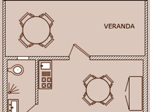 BUNGALOW 4 personnes - Trilocale