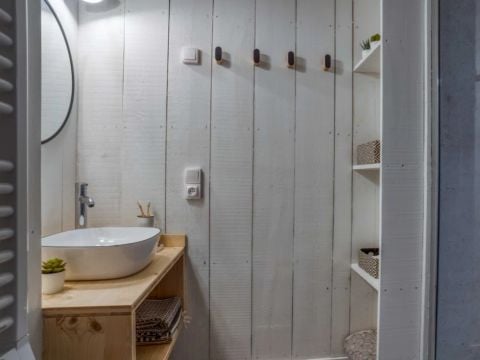 MOBILHOME 5 personnes - Cabane Confort 2 chambres 35m² - adapté aux personnes à mobilité réduite