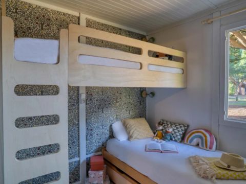 MOBILHOME 5 personnes - Cabane Confort 2 chambres 35m² - adapté aux personnes à mobilité réduite