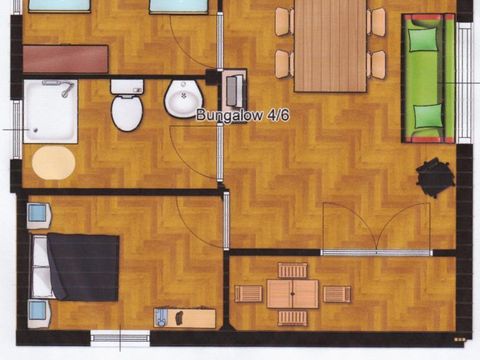 BUNGALOW 4 personnes - Bungalow Aneu