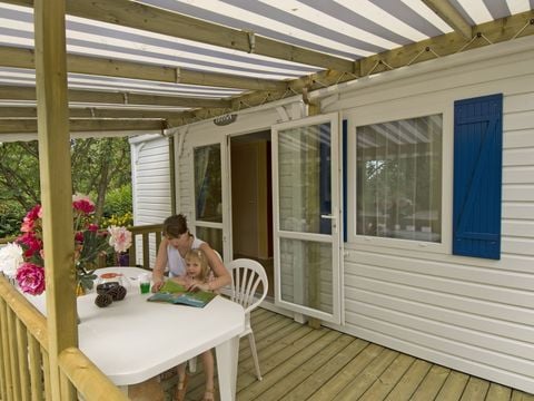 MOBILHOME 4 personnes - 3 pièces - Accueil lit bébé impossible