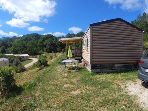 MOBILHOME 5 personnes - Mobil-home Chêne Confort 23m² (2 chambres) - Terrasse couverte 10m² - Dimanche/Dimanche 5 pers