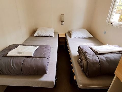 MOBILHOME 6 personnes - Mobil-home Premium 30 m² (3 chambres) terrasse semi-couverte 15m² + TV + LV + Clim 6 pers