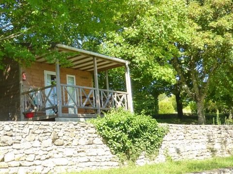 CHALET 2 personnes - Chalet Noisette Confort 16m² (1 chambre) - Terrasse couverte 8m² - TV 2 pers