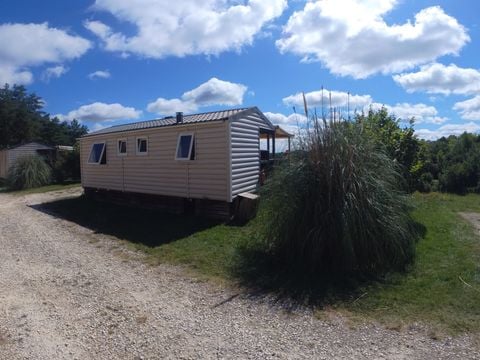 MOBILHOME 5 personnes - Mobil-Home Chêne Confort 23m² (2ch - 5pers) - terrasse couverte 10m2 - samedi/samedi 5 pers