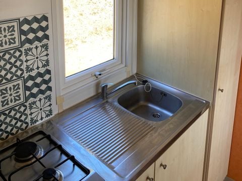 MOBILHOME 5 personnes - Mobil-Home Chêne Confort 23m² (2ch - 5pers) - terrasse couverte 10m2 - samedi/samedi 5 pers