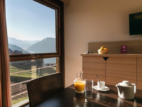 Appartement 5 personnes - Classique Appartement 1 chambre 5 personnes Vue imprenable balcon