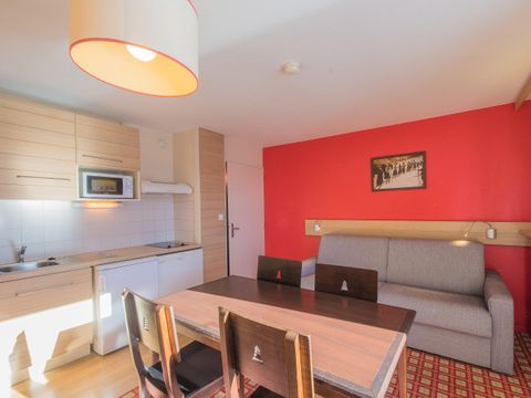 Appartement 5 personnes - Classique Appartement 1 chambre 5 personnes Vue imprenable balcon