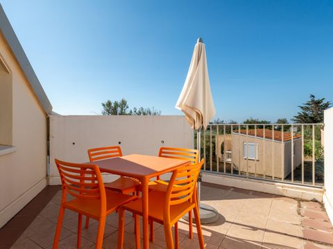 APPARTEMENT 5 personnes - Essentiel Appt Chambre 5 pers Front de mer Terrasse RDC