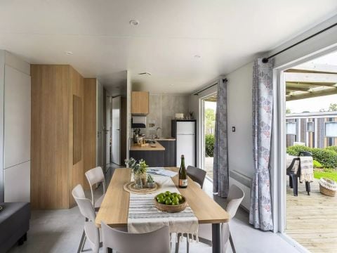 MOBILHOME 6 personnes - Cabane Premium 4 Pièces 6 Personnes Climatisée + TV