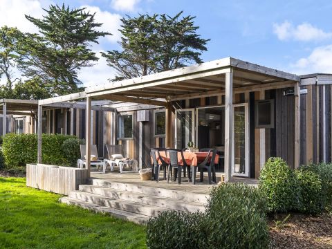 MOBILHOME 6 personnes - Cabane 4 Pièces 6 Personnes Climatisée + TV