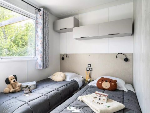 MOBILHOME 6 personnes - Cabane 4 Pièces 6 Personnes Climatisée + TV