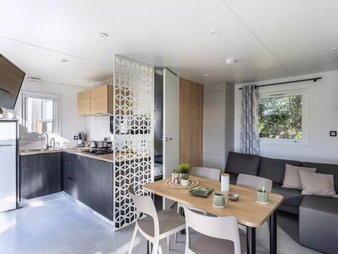 MOBILHOME 4 personnes - Cabane 3 Pièces 4 personnes Climatisée + TV