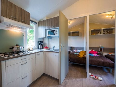 MOBILHOME 6 personnes - Comfort | 3 Ch. | 6 Pers. | Terrasse surélevée | Clim.