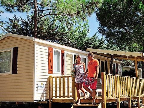 MOBILHOME 6 personnes - Comfort | 3 Ch. | 6 Pers. | Terrasse surélevée | Clim.