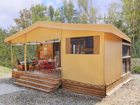 Tente en toile et en bois 4 personnes - Siroco Beach House