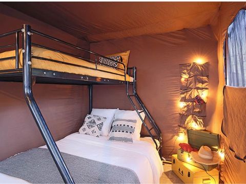 TENTE TOILE ET BOIS 4 personnes - Siroco Beach House