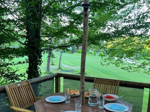 HÉBERGEMENT INSOLITE 4 personnes - Tipi NOMADE - 2 chambres avec sanitaires