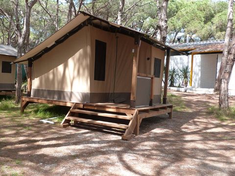 TENTE TOILE ET BOIS 2 personnes - SAFARI (1R 2P)