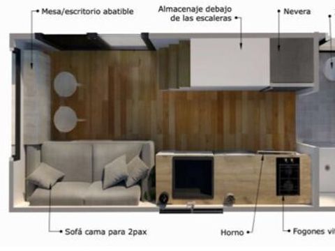 MOBILHOME 2 personnes - Duplex Tiny Home