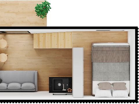 Insolite 3 personnes - Duplex Tiny Home