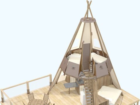 Unique 4 personnes - Tipi Experience Lodge