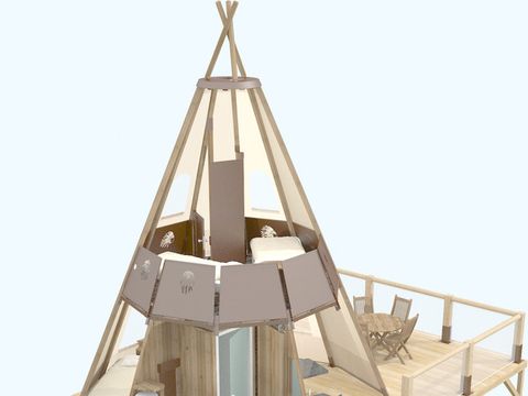 Unique 4 personnes - Tipi Experience Lodge B&B