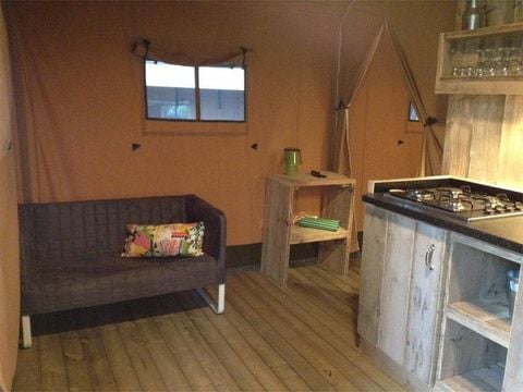 TENTE TOILE ET BOIS 5 personnes - Tente Lodge Luxe